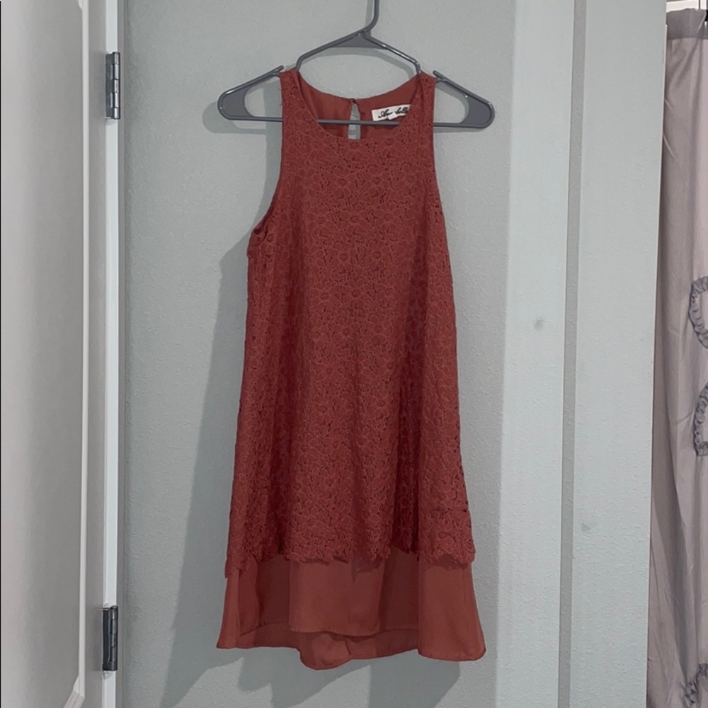 Rose lace dress